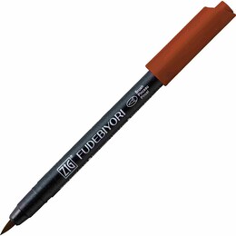 Zig Fudebiyori Brush Pen Fırça Uçlu Kalem 60 BROWN - Zig