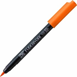 Zig Fudebiyori Brush Pen Fırça Uçlu Kalem 70 ORANGE - Zig