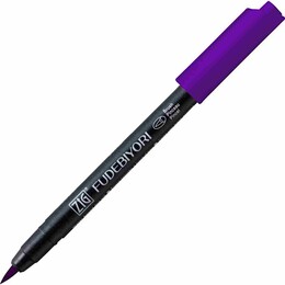 Zig Fudebiyori Brush Pen Fırça Uçlu Kalem 84 DEEP VIOLET - Zig