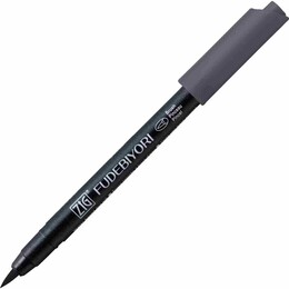 Zig Fudebiyori Brush Pen Fırça Uçlu Kalem 90 GRAY - Zig