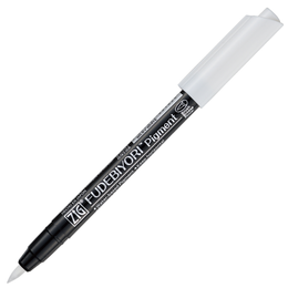 Zig Fudebiyori Pigment Brush Pen Fırça Uçlu Kalem BEYAZ - Zig