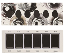 Zig Gansai Tambi Tablet Sulu Boya Seti Sumi Colors 6 Renk - Zig