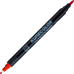 Zig Kurecolor Fine & Brush for MANGA Marker Çizim Kalemi 217 Cadmium Red - Zig