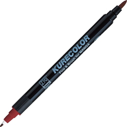 Zig Kurecolor Fine & Brush for MANGA Marker Çizim Kalemi 268 Deep Red - Zig