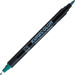 Zig Kurecolor Fine & Brush for MANGA Marker Çizim Kalemi 334 Persian Green - Zig