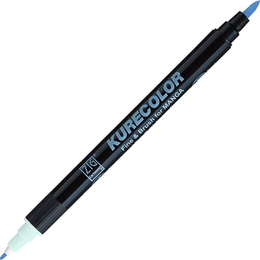 Zig Kurecolor Fine & Brush for MANGA Marker Çizim Kalemi 340 Haze Blue - Zig