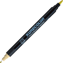 Zig Kurecolor Fine & Brush for MANGA Marker Çizim Kalemi 422 Cream Yellow - Zig