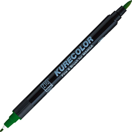 Zig Kurecolor Fine & Brush for MANGA Marker Çizim Kalemi 508 Green - Zig