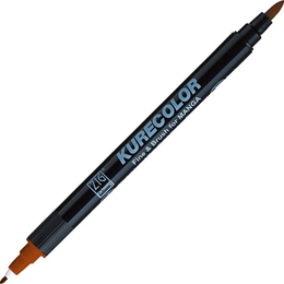 Zig Kurecolor Fine & Brush for MANGA Marker Çizim Kalemi 705 Brown - Zig