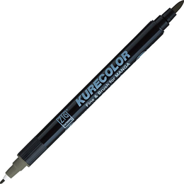 Zig Kurecolor Fine & Brush for MANGA Marker Çizim Kalemi 803 Gray Brown - Zig