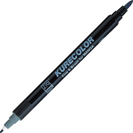 Zig Kurecolor Fine & Brush for MANGA Marker Çizim Kalemi 824 Blue Gray - Zig