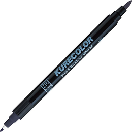Zig Kurecolor Fine & Brush for MANGA Marker Çizim Kalemi 828 Gray - Zig