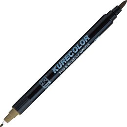 Zig Kurecolor Fine & Brush for MANGA Marker Çizim Kalemi 838 Mid Gray - Zig