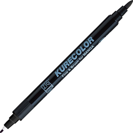 Zig Kurecolor Fine & Brush for MANGA Marker Çizim Kalemi 900 Black - Zig