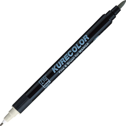 Zig Kurecolor Fine & Brush for MANGA Marker Çizim Kalemi C.01 Cool Gray 1 - Zig