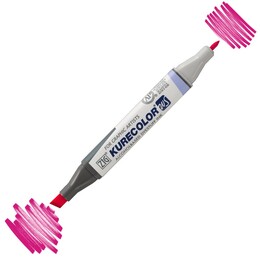 Zig Kurecolor Twin S Grafik Çizim Marker Kalemi 225 Pink - Zig