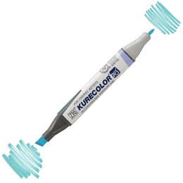 Zig Kurecolor Twin S Grafik Çizim Marker Kalemi 302 Light Blue - Zig