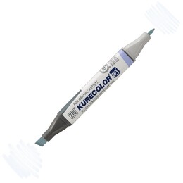 Zig Kurecolor Twin S Grafik Çizim Marker Kalemi 351 Pale Iceberg Blue - Zig