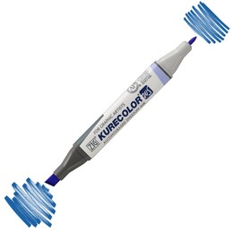 Zig Kurecolor Twin S Grafik Çizim Marker Kalemi 364 Cornflour Blue - Zig