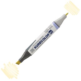Zig Kurecolor Twin S Grafik Çizim Marker Kalemi 422 Cream Yellow - Zig