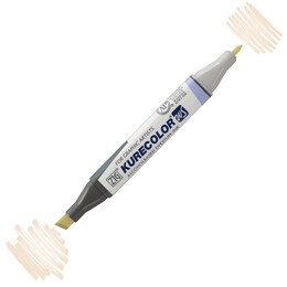 Zig Kurecolor Twin S Grafik Çizim Marker Kalemi 423 Vanilla - Zig