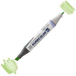 Zig Kurecolor Twin S Grafik Çizim Marker Kalemi 501 Pale Green - Zig