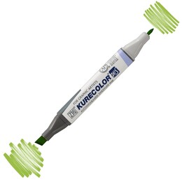 Zig Kurecolor Twin S Grafik Çizim Marker Kalemi 504 Light Green - Zig