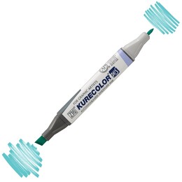 Zig Kurecolor Twin S Grafik Çizim Marker Kalemi 531 Pale Aqua - Zig