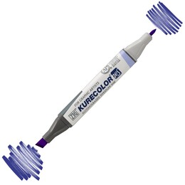Zig Kurecolor Twin S Grafik Çizim Marker Kalemi 607 Violet - Zig