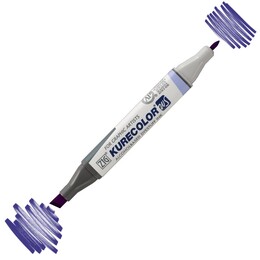 Zig Kurecolor Twin S Grafik Çizim Marker Kalemi 609 Deep Violet - Zig