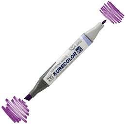 Zig Kurecolor Twin S Grafik Çizim Marker Kalemi 665 Deep Pink - Zig