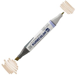 Zig Kurecolor Twin S Grafik Çizim Marker Kalemi 730 Oatmeal - Zig