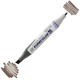 Zig Kurecolor Twin S Grafik Çizim Marker Kalemi 764 Mid Brown - Zig