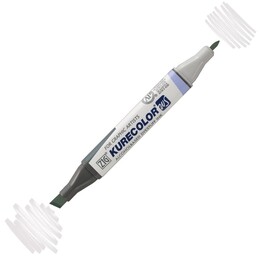 Zig Kurecolor Twin S Grafik Çizim Marker Kalemi 801 Light Gray - Zig