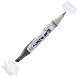 Zig Kurecolor Twin S Grafik Çizim Marker Kalemi 821 Pale Gray - Zig