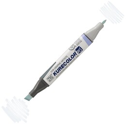 Zig Kurecolor Twin S Grafik Çizim Marker Kalemi 822 Blue Gray 1 - Zig