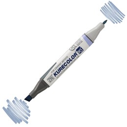 Zig Kurecolor Twin S Grafik Çizim Marker Kalemi 823 Dawn Gray - Zig