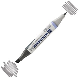 Zig Kurecolor Twin S Grafik Çizim Marker Kalemi C.07 Cool Gray 7 - Zig