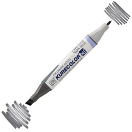 Zig Kurecolor Twin S Grafik Çizim Marker Kalemi C.09 Cool Gray 9 - Zig