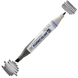Zig Kurecolor Twin S Grafik Çizim Marker Kalemi C.10 Cool Gray 10 - Zig