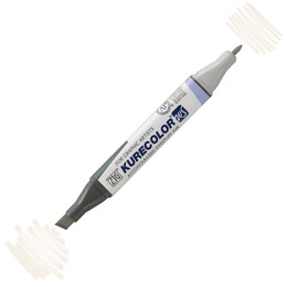 Zig Kurecolor Twin S Grafik Çizim Marker Kalemi W.01 Warm Gray 1 - Zig