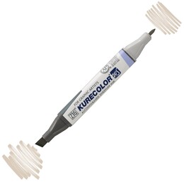 Zig Kurecolor Twin S Grafik Çizim Marker Kalemi W.04 Warm Gray 4 - Zig