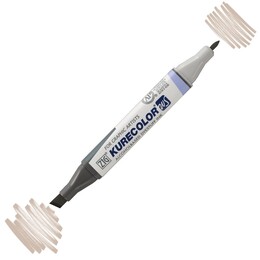 Zig Kurecolor Twin S Grafik Çizim Marker Kalemi W.05 Warm Gray 5 - Zig