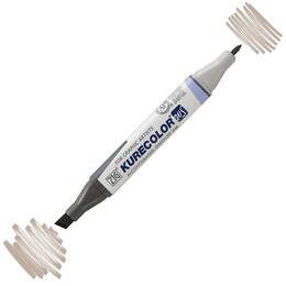 Zig Kurecolor Twin S Grafik Çizim Marker Kalemi W.06 Warm Gray 6 - Zig