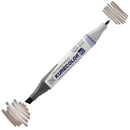 Zig Kurecolor Twin S Grafik Çizim Marker Kalemi W.08 Warm Gray 8 - Zig