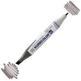 Zig Kurecolor Twin S Grafik Çizim Marker Kalemi W.10 Warm Gray 10 - Zig