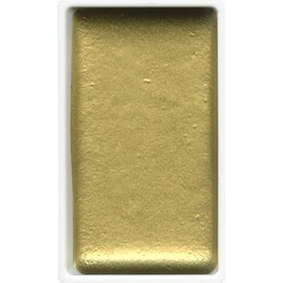 Zig Kuretake Gansai Tambi Tablet Sulu Boya 91 METALLIC BLUISH GOLD - Zig
