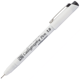 Zig Permanent Mürekkepli Kaligrafi Kalemi 1.0 mm. Siyah - Zig